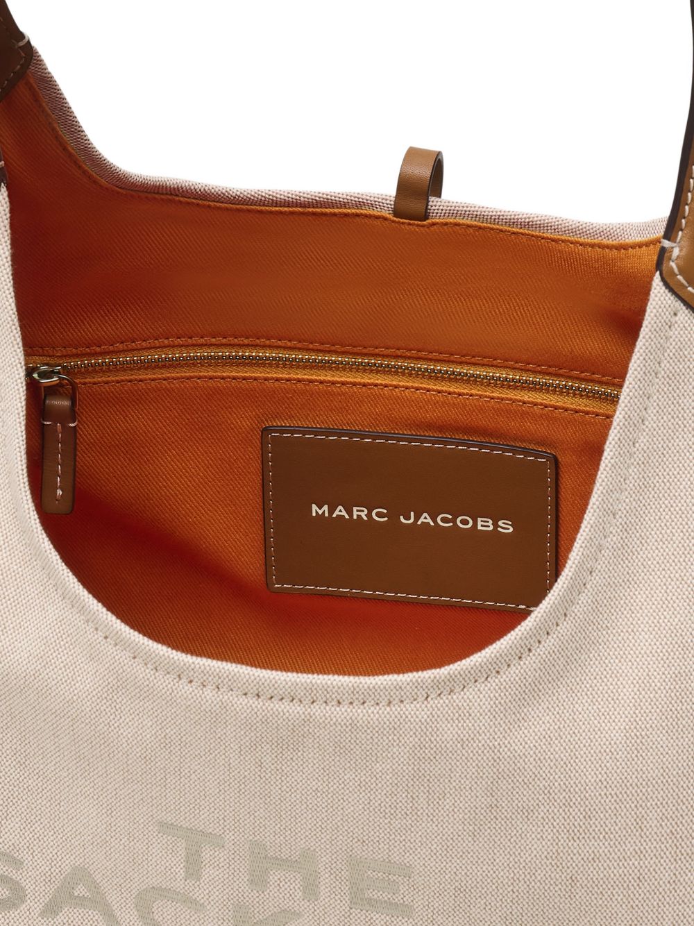 Marc Jacobs Belted Sack Shoulder Bag Beige