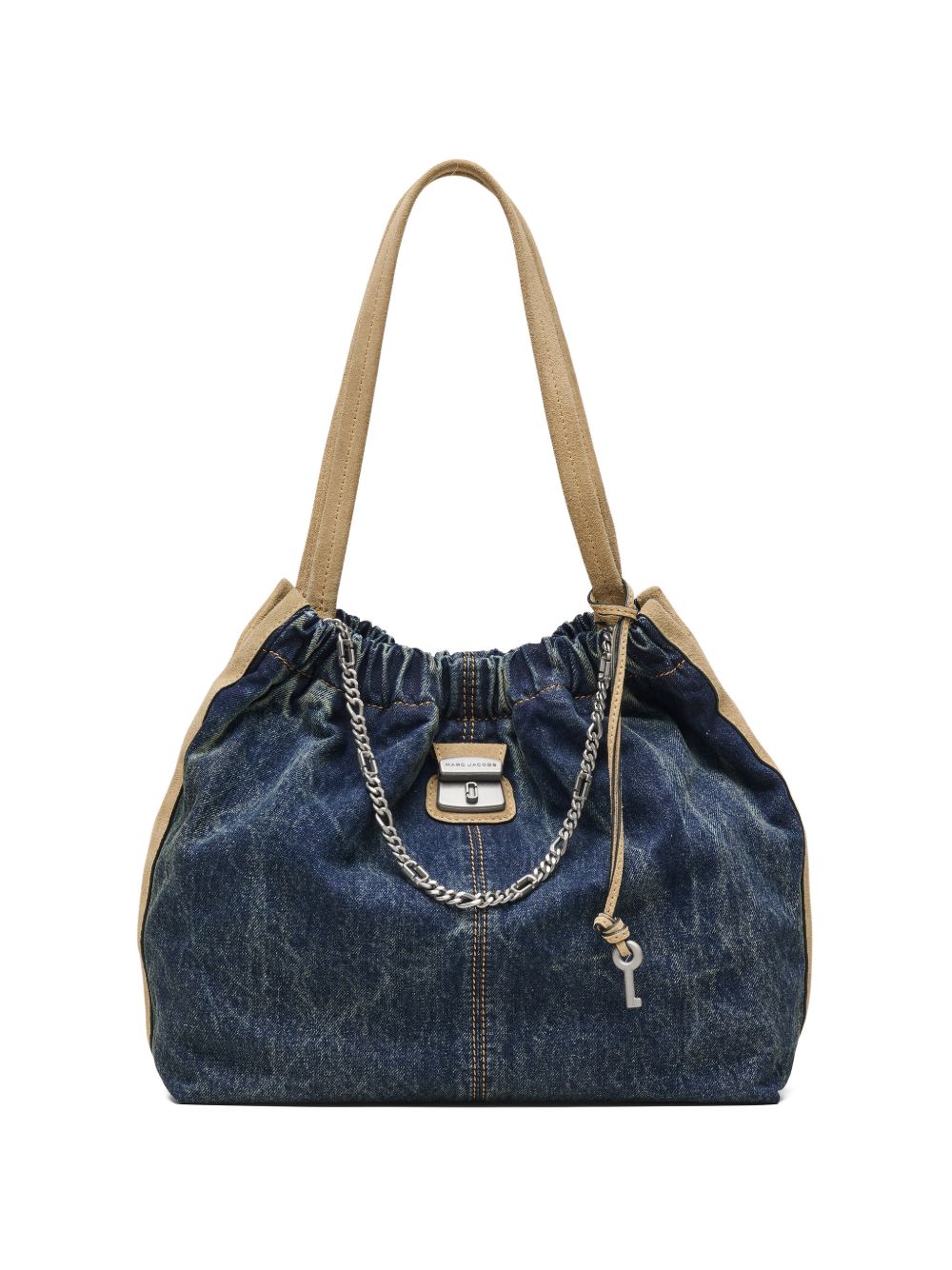 Marc Jacobs The Tote Denim Shopper Blue