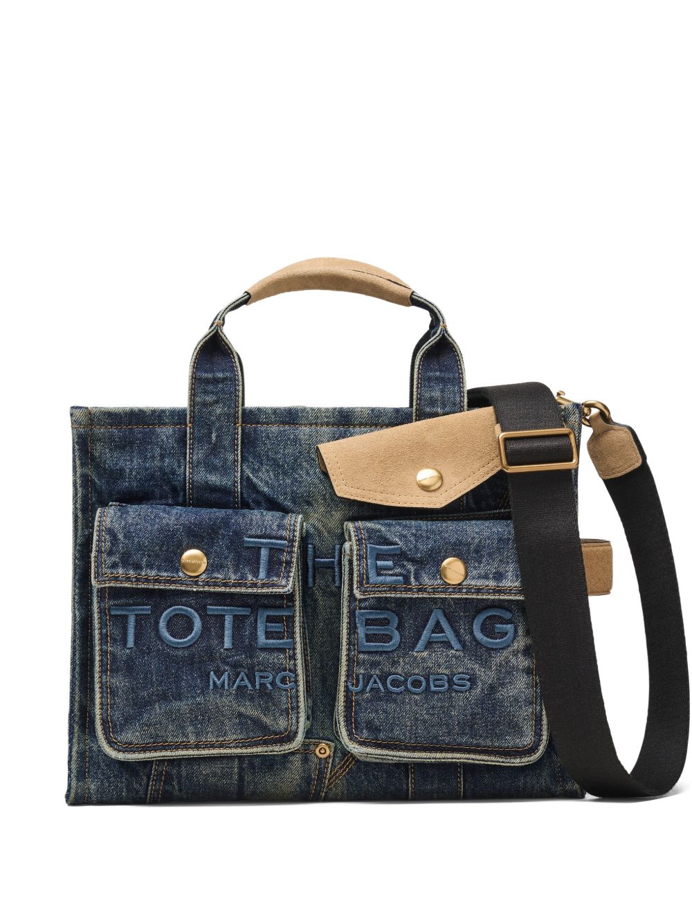 Marc Jacobs The Medium Denim Tote Blue