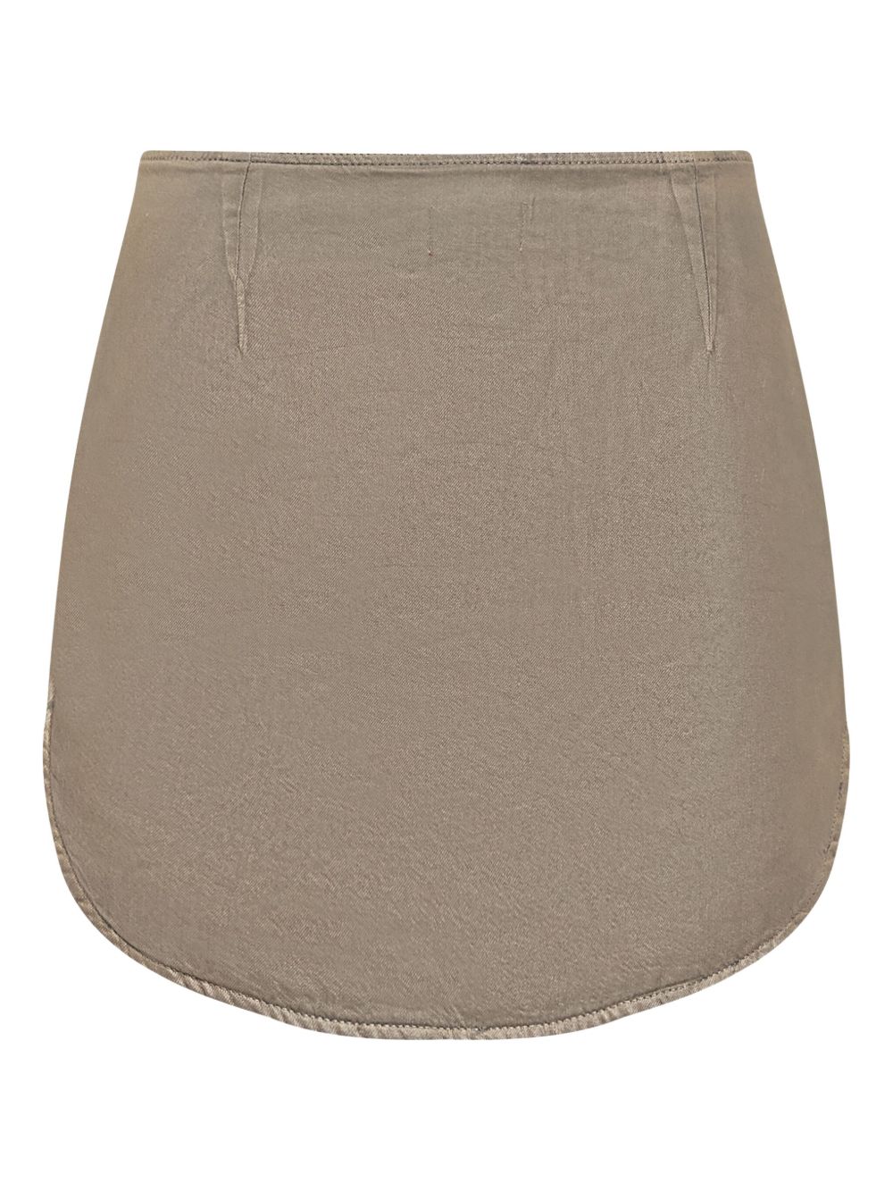 Diesel Asymmetrical Mini Skirt Golden golden