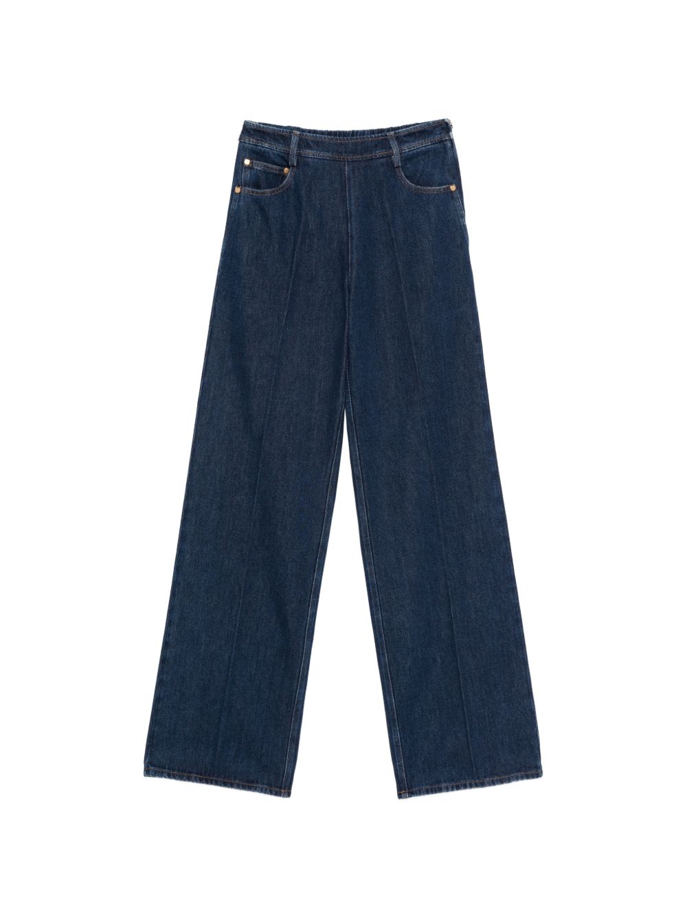 Forte Forte High-Waisted Denim Jeans Blue