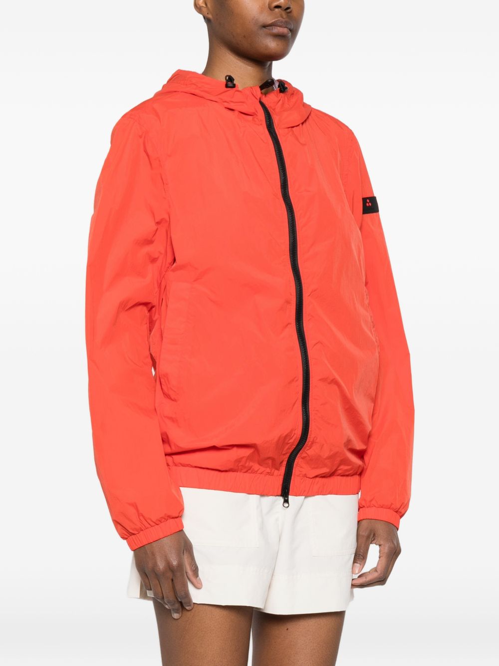 Peuterey Hooded Zip Blouson Jacket Red