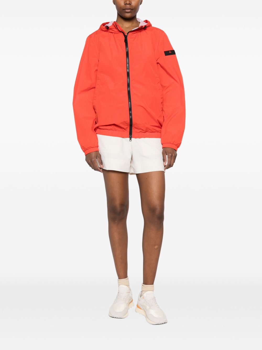 Peuterey Hooded Zip Blouson Jacket Red