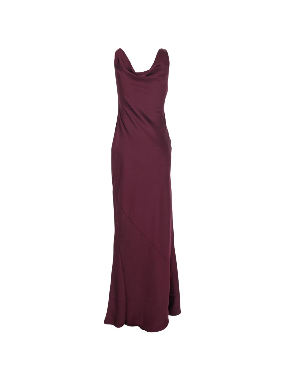 Norma Kamali Drop Shoulder Maxi Dress Purple