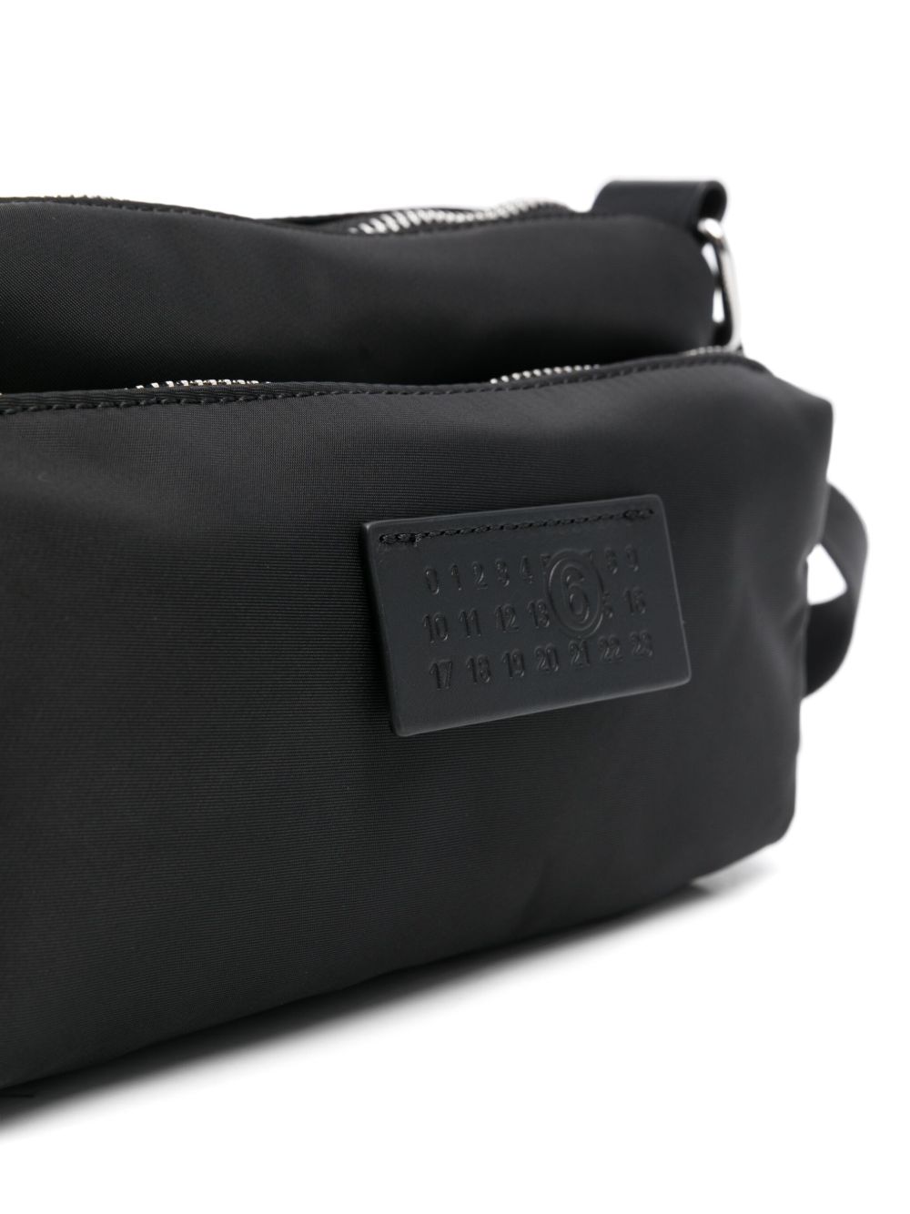 MM6 Maison Margiela Pocket Nylon Crossbody Bag Black