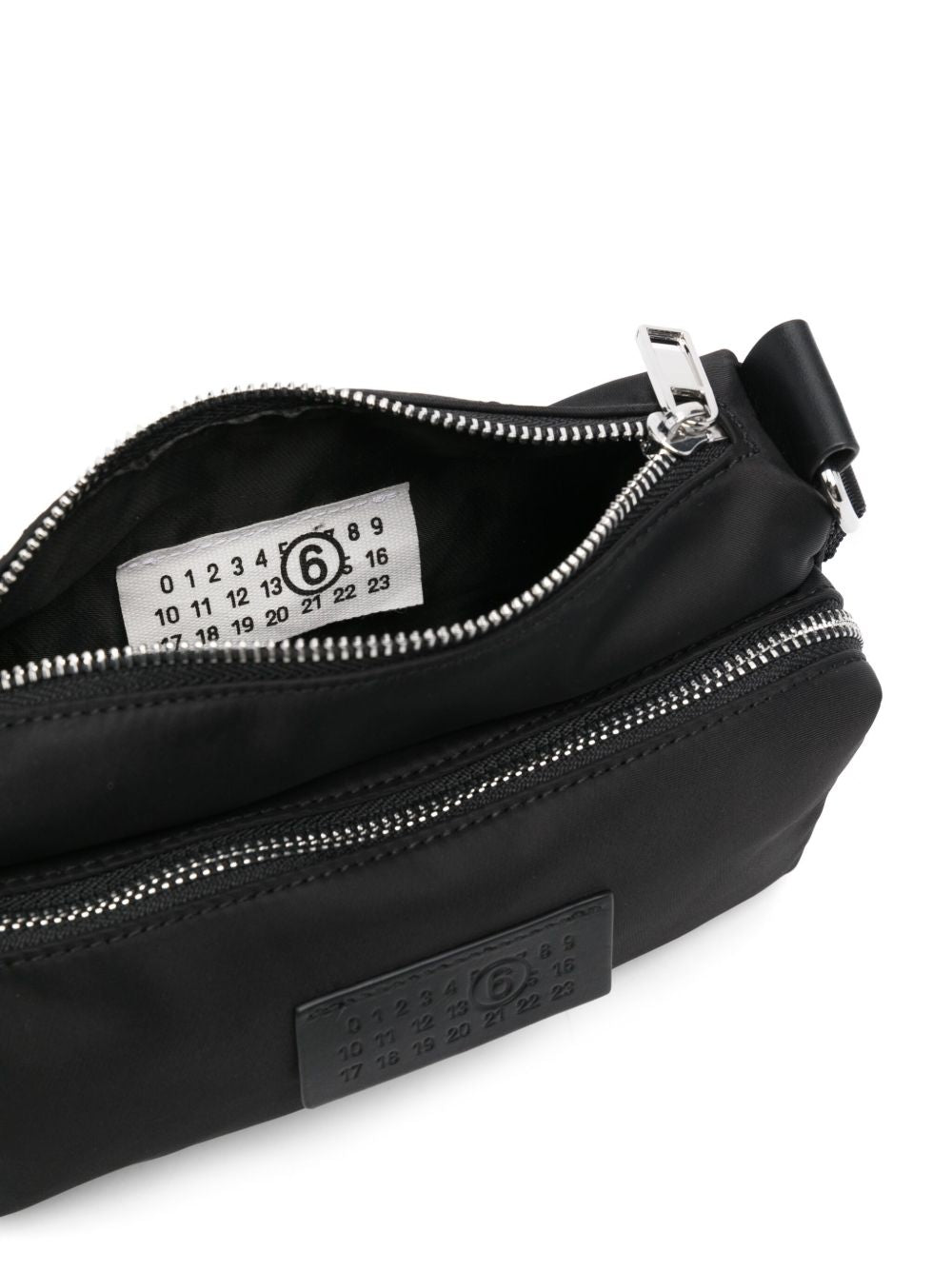MM6 Maison Margiela Pocket Nylon Crossbody Bag Black
