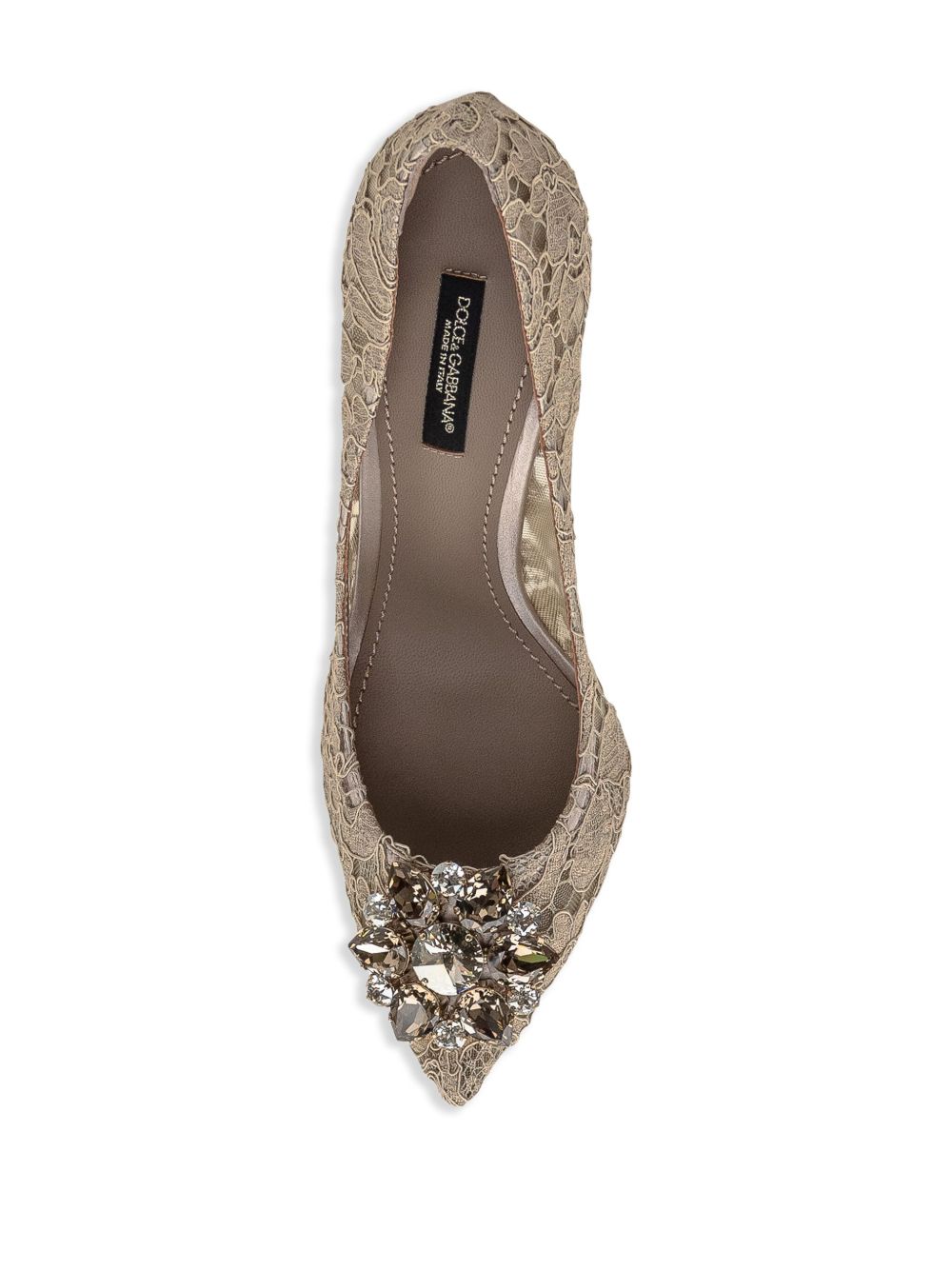 Dolce & Gabbana Belluci Taormina Lace Pumps Beige beige