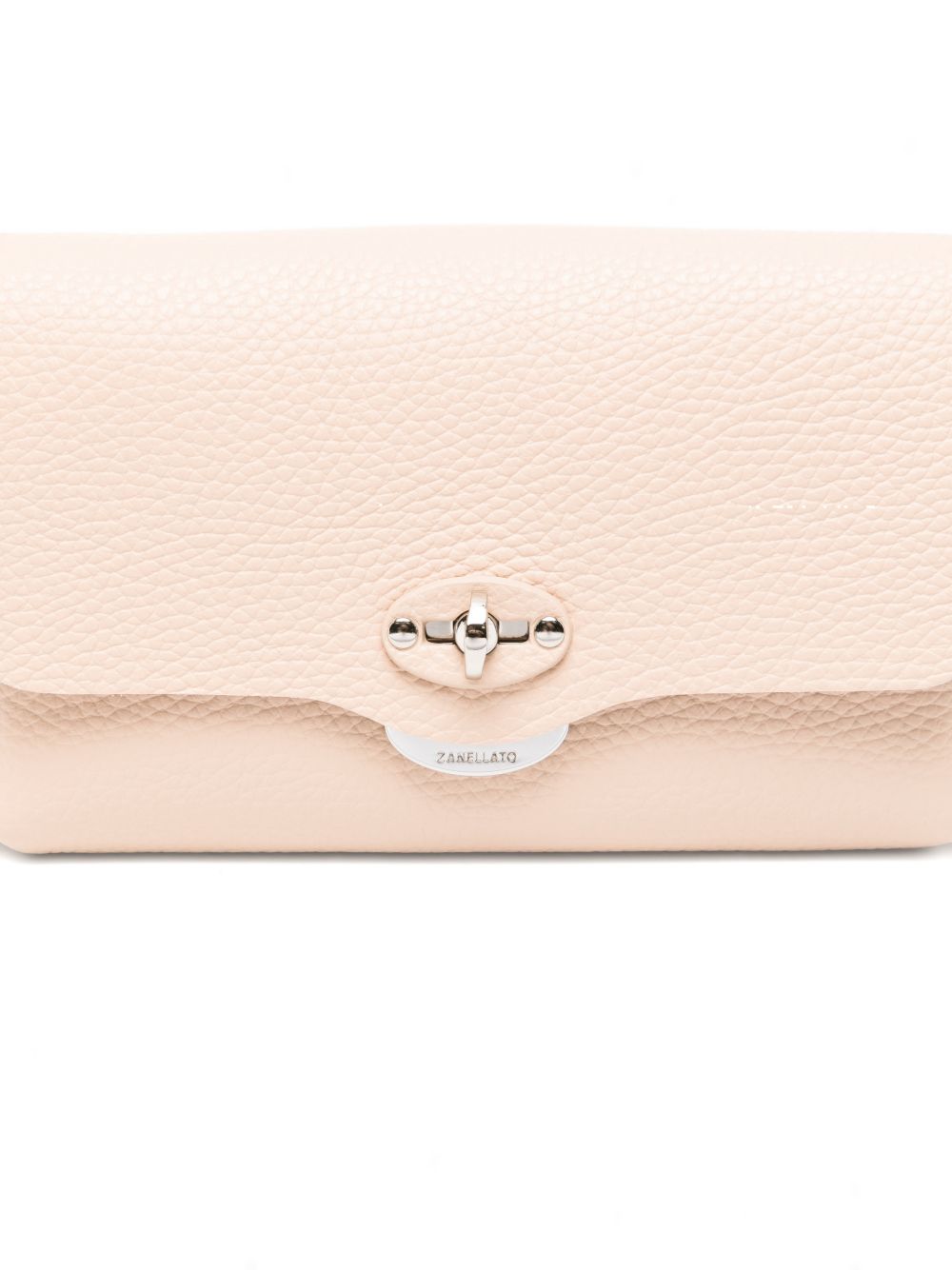 Zanellato Lettera Daily Leather Clutch Pink