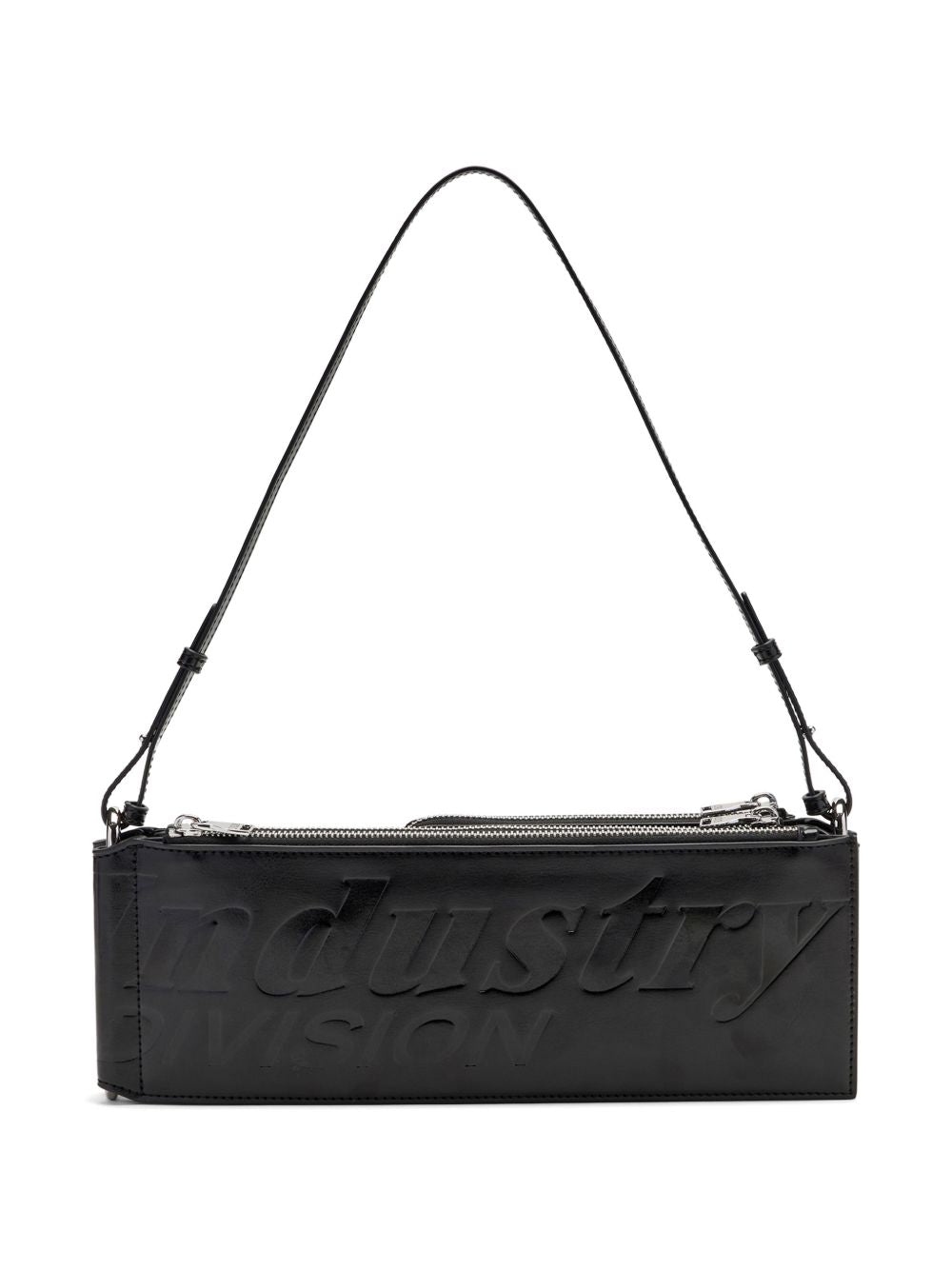 Diesel Flag Embossed Shoulder Bag Black