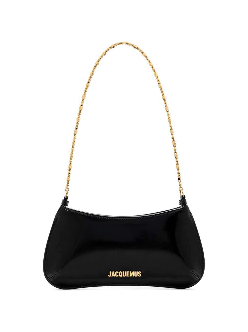 JACQUEMUS Le Petit Bisou Chaine Bag Black
