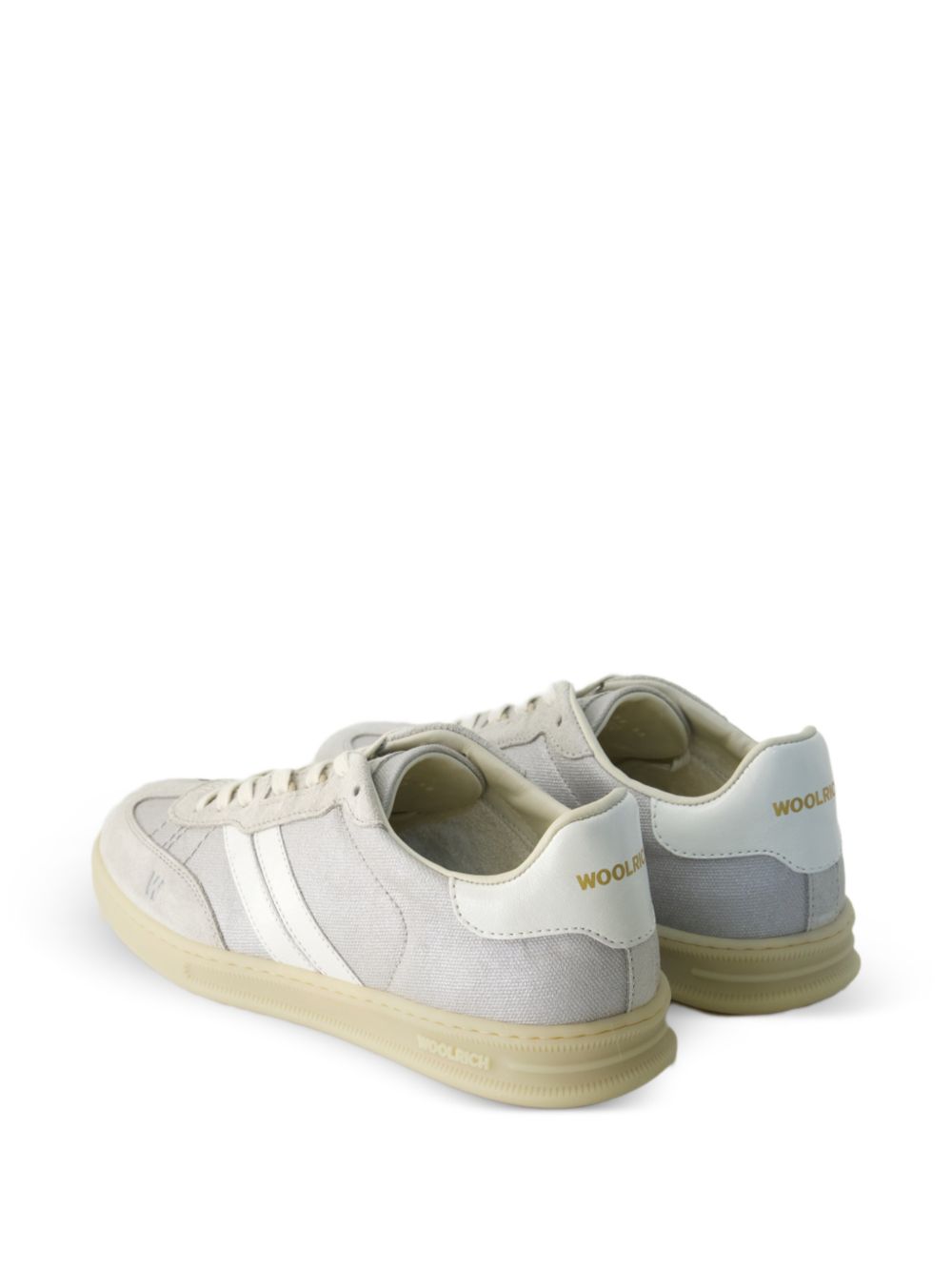 Woolrich Double U Suede Sneakers Grey