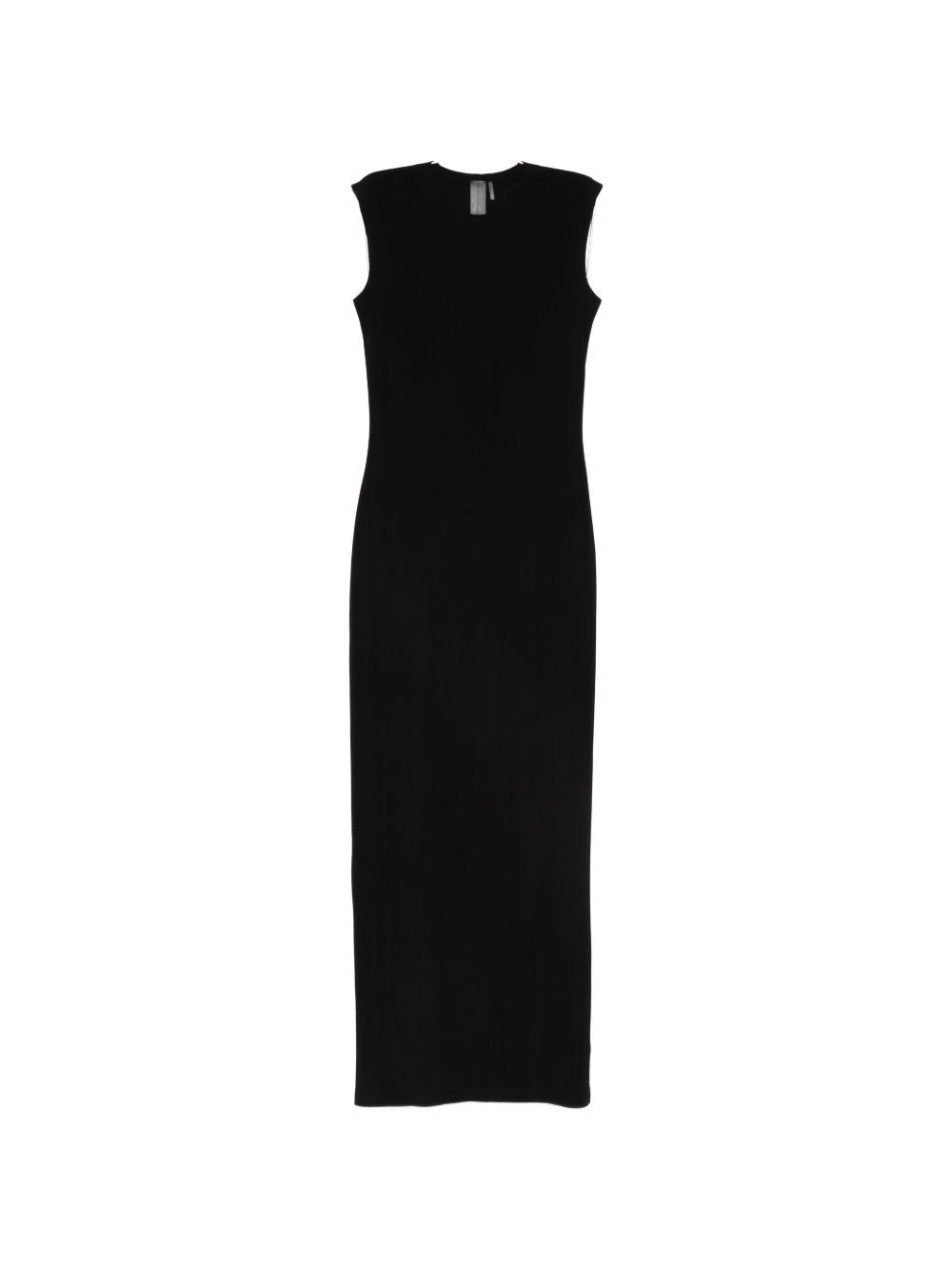 Norma Kamali Sleeveless Fitted Long Dress Black