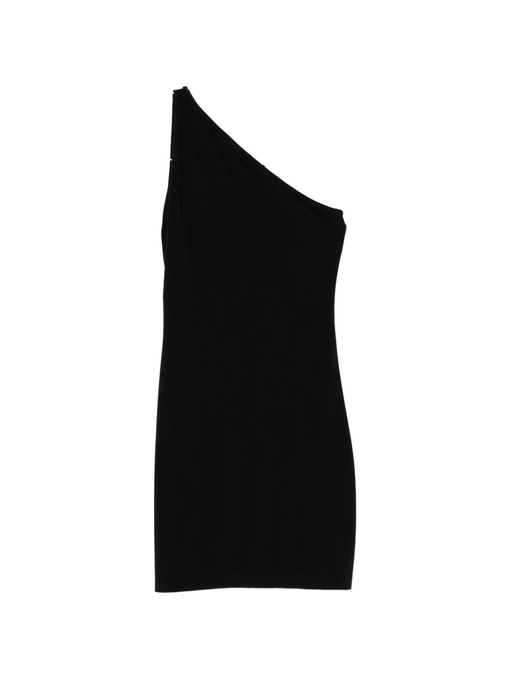 Norma Kamali One-Shoulder Mini Dress Black