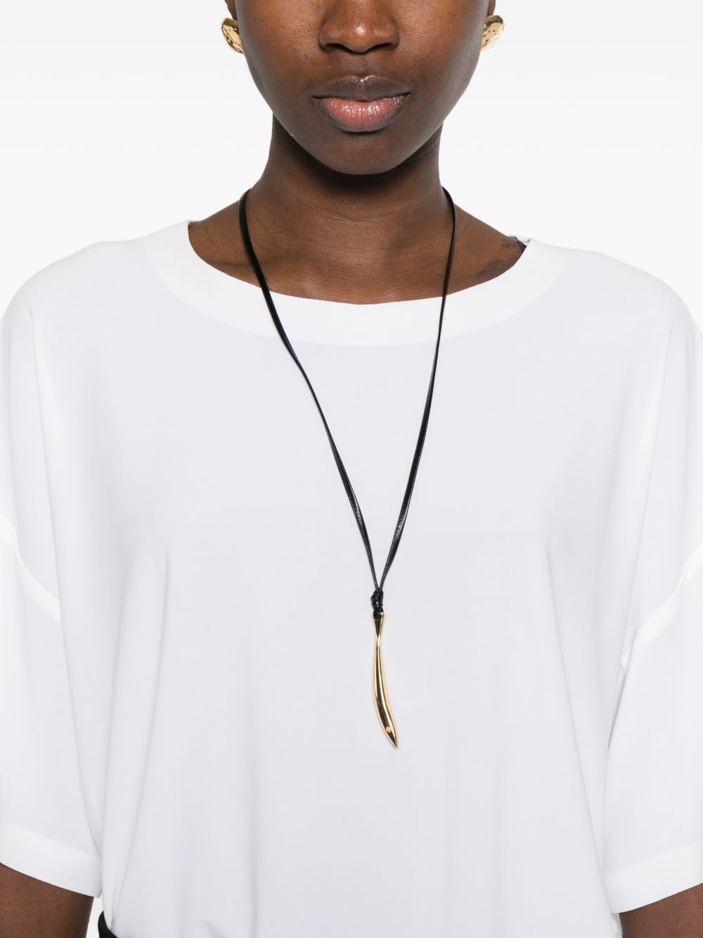 Norma Kamali Crew Neck White T-Shirt White White