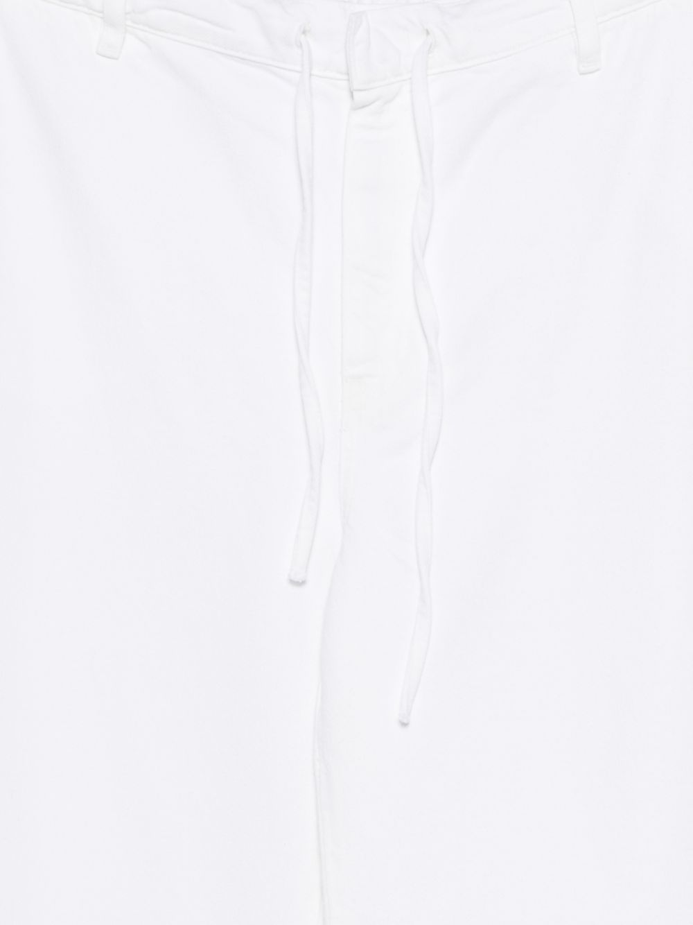 Semicouture Wide Leg Drawstring Trousers White white