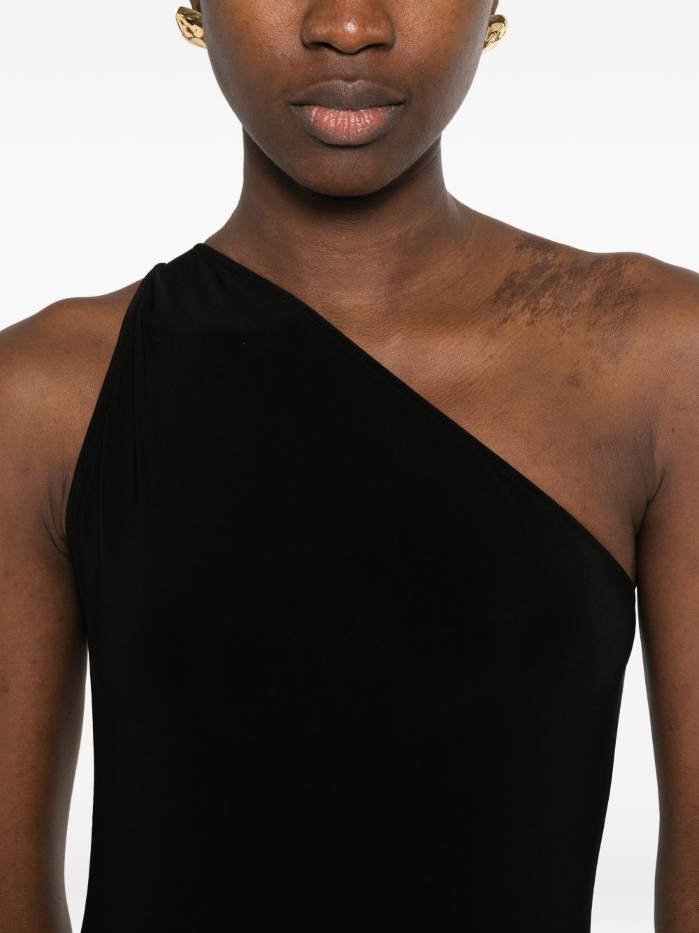 Norma Kamali Halterneck Maxi Dress Black