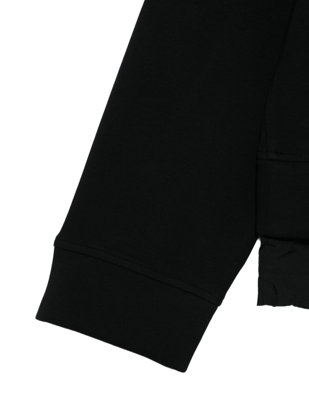 Emporio Armani Layered Detail Black Sweater Black