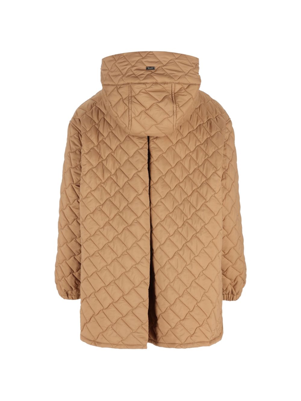 HERNO Quilted Down A-Shape Jacket Camel camel