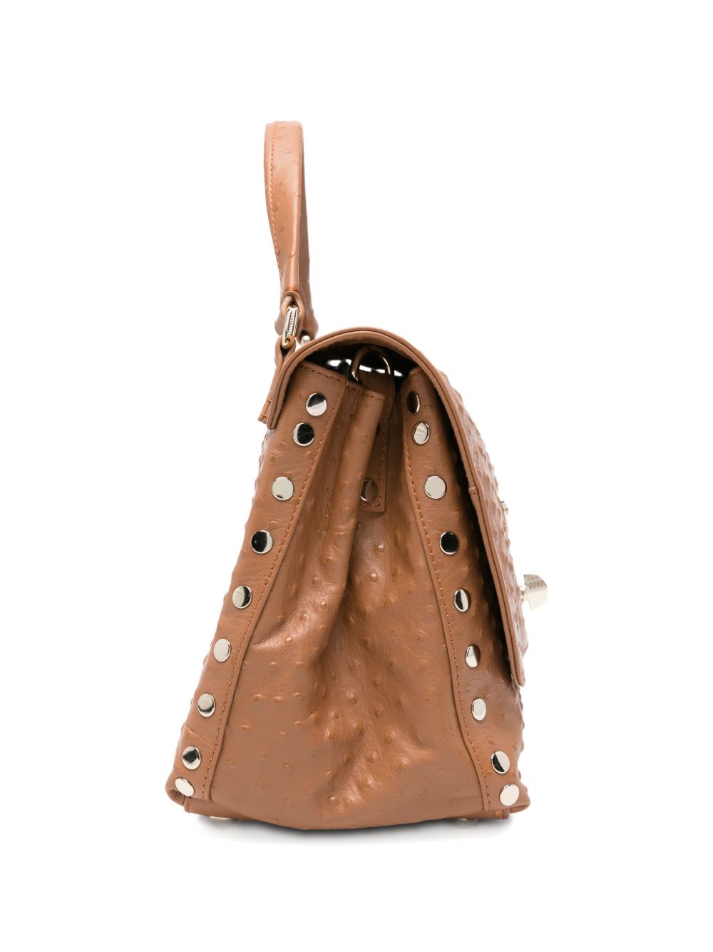 Zanellato Postina Small Calf Leather Bag Brown