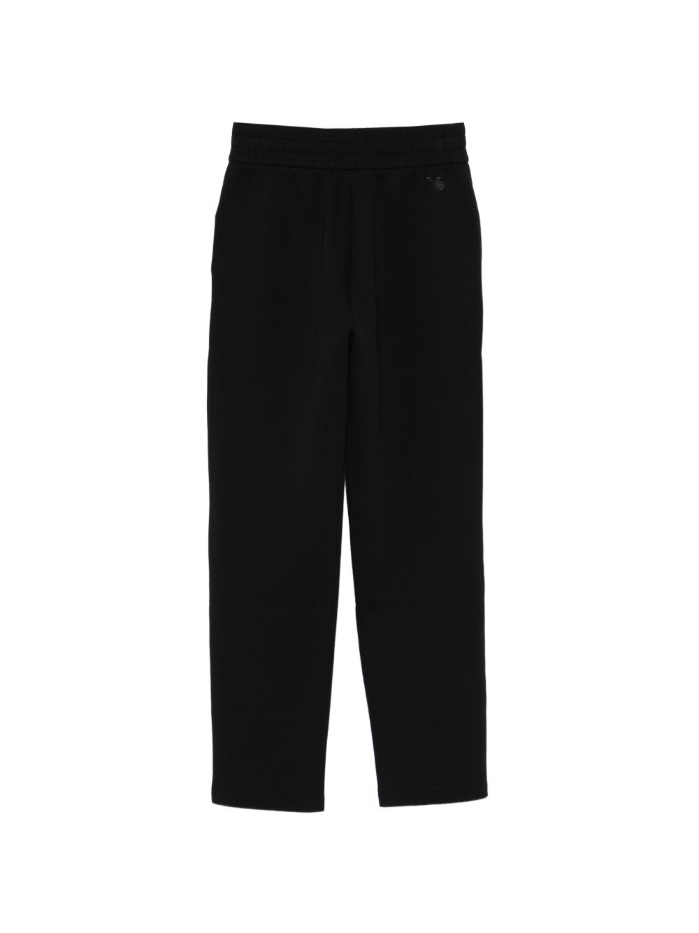 Emporio Armani Cotton Tapered Trousers Black black