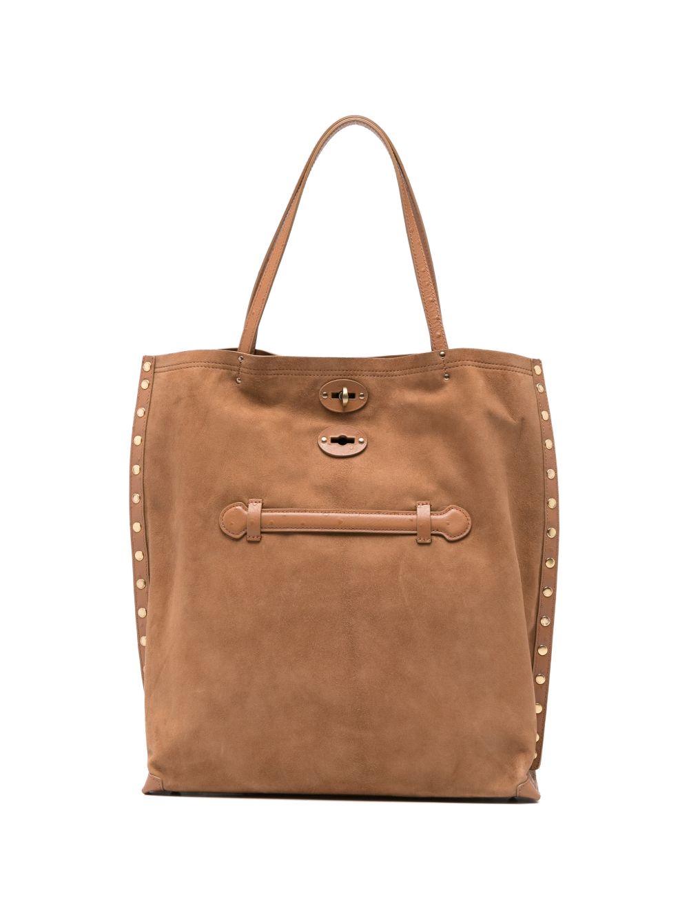 Zanellato Cashmere Leather Handbag Brown