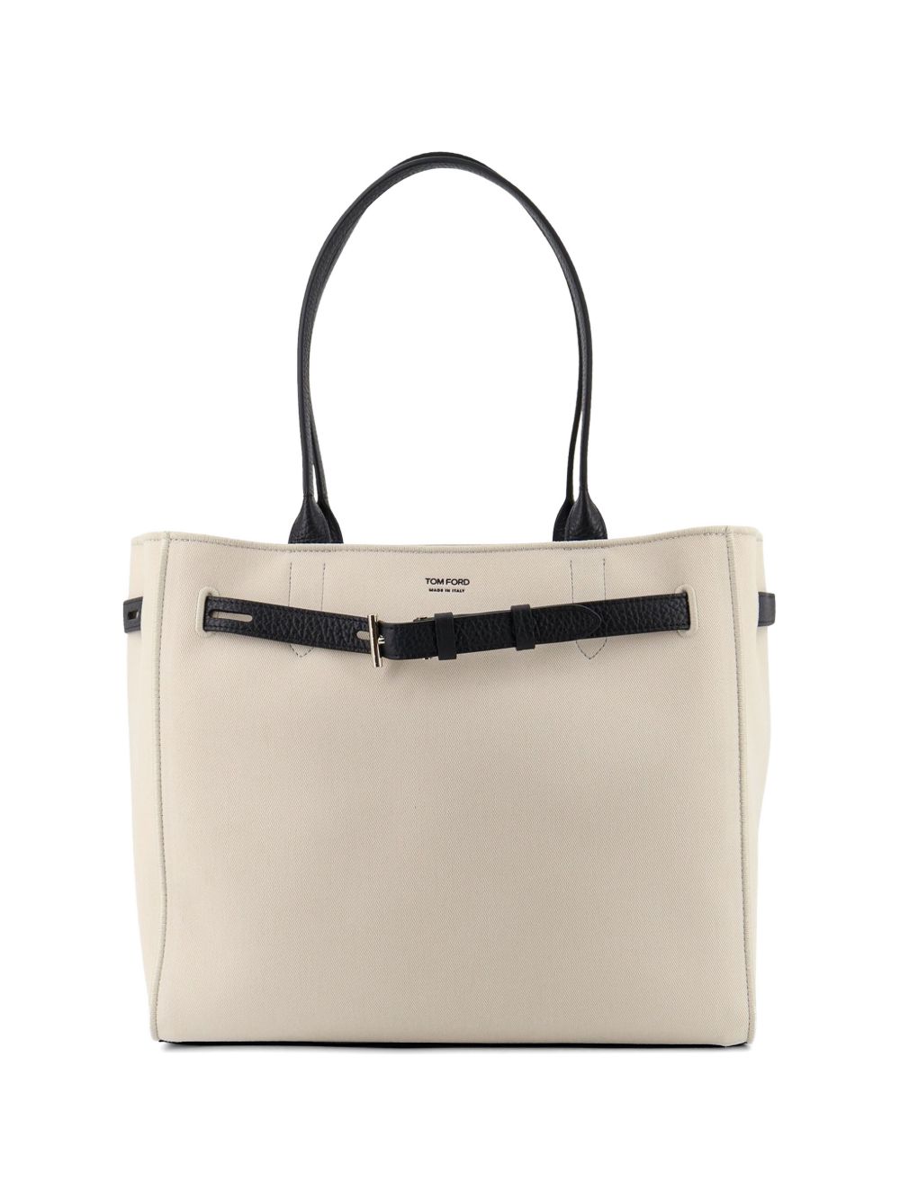 Tom Ford Audrey Medium Canvas Tote Beige