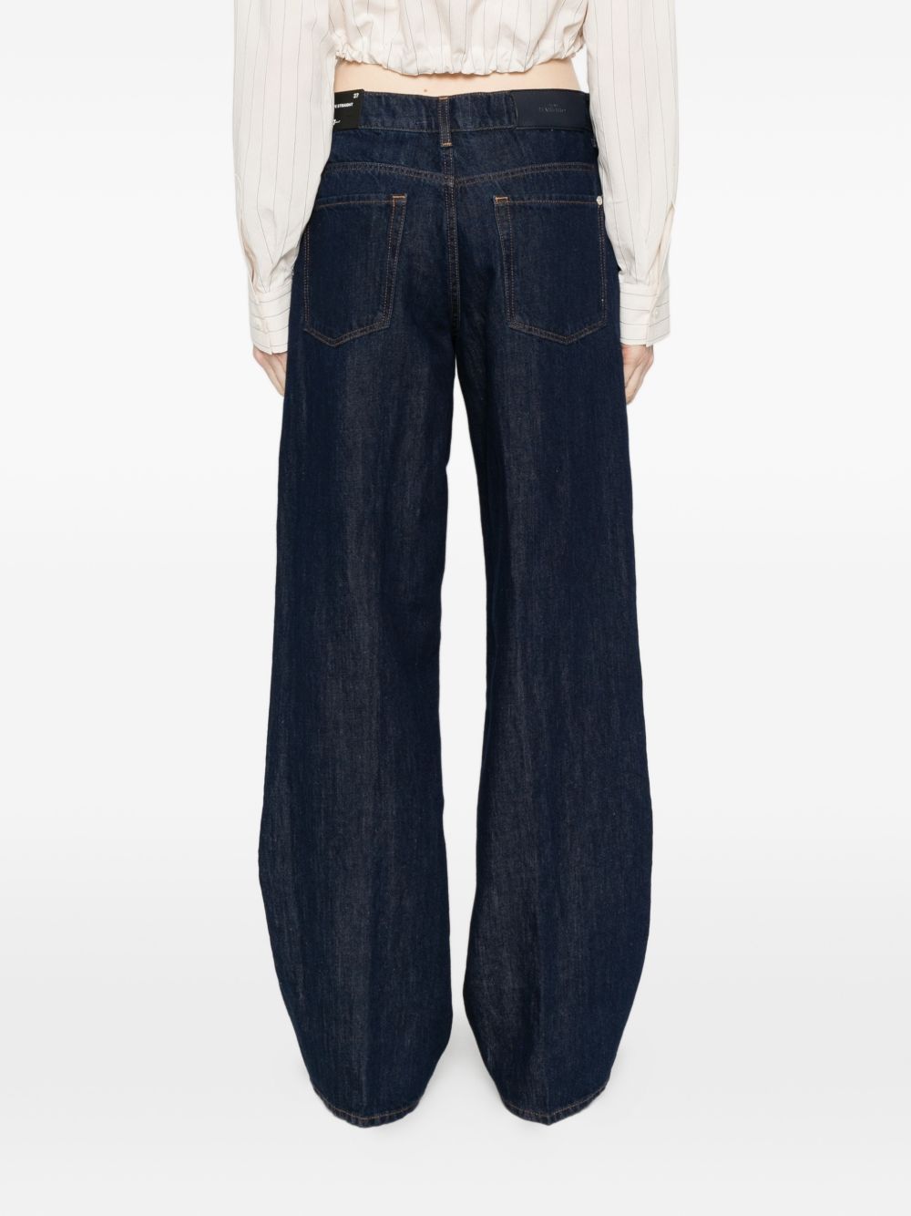 Seven Stovepipe straight denim jeans INK