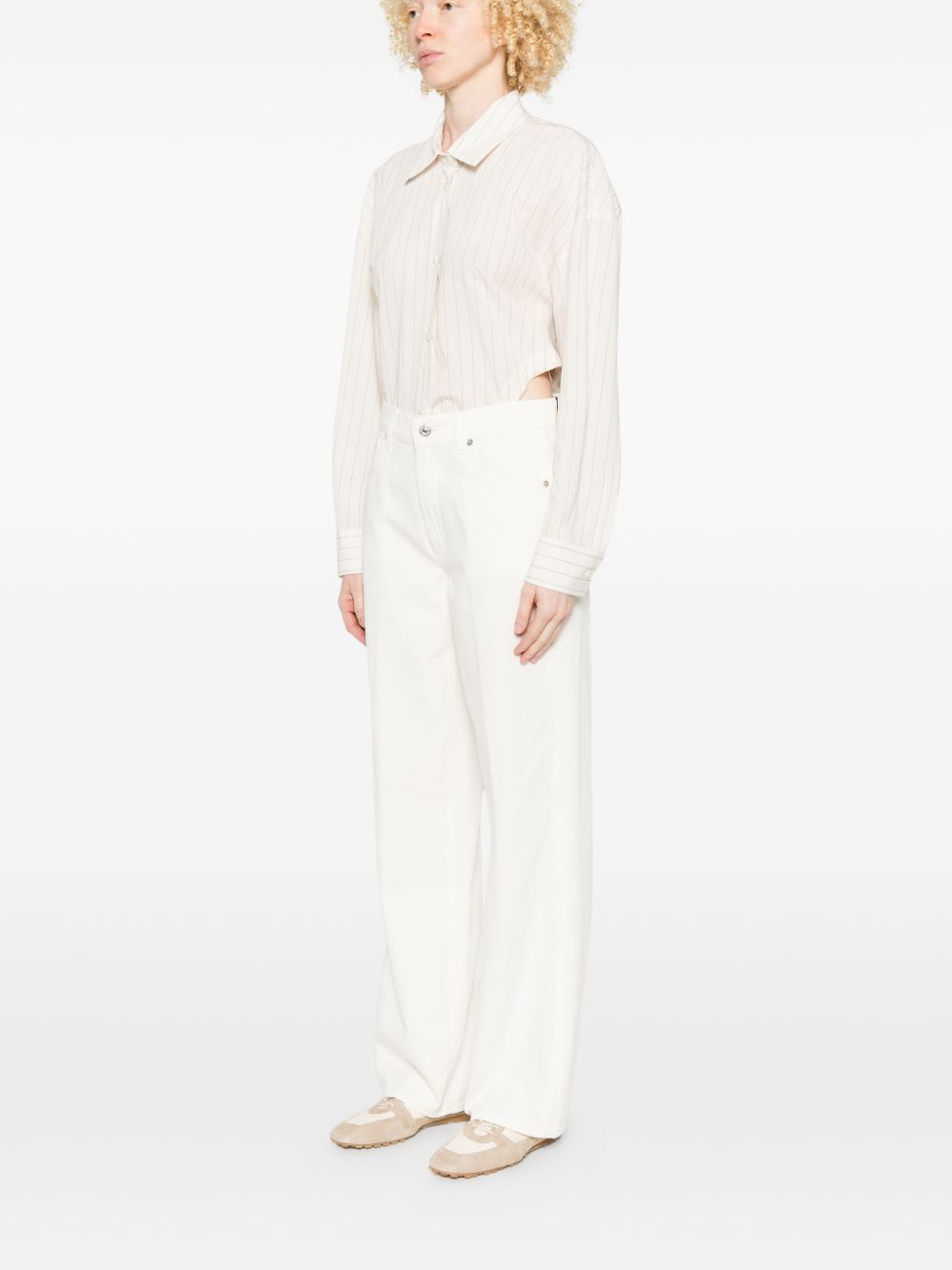 Seven Linen trousers WHITE
