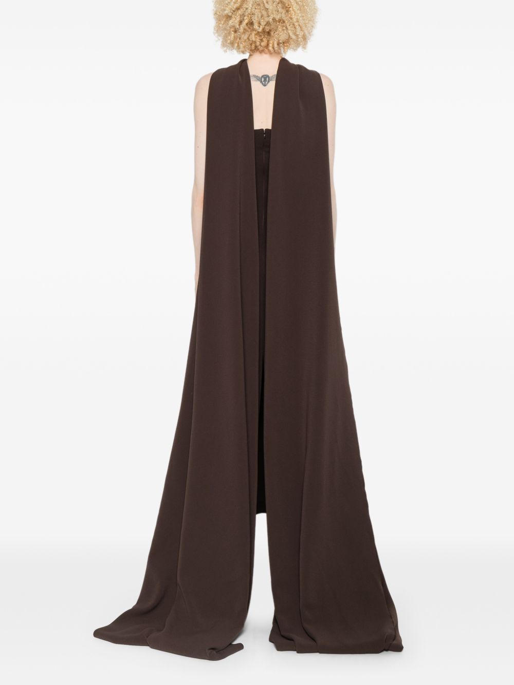 Solace London Martine maxi dress BROWN
