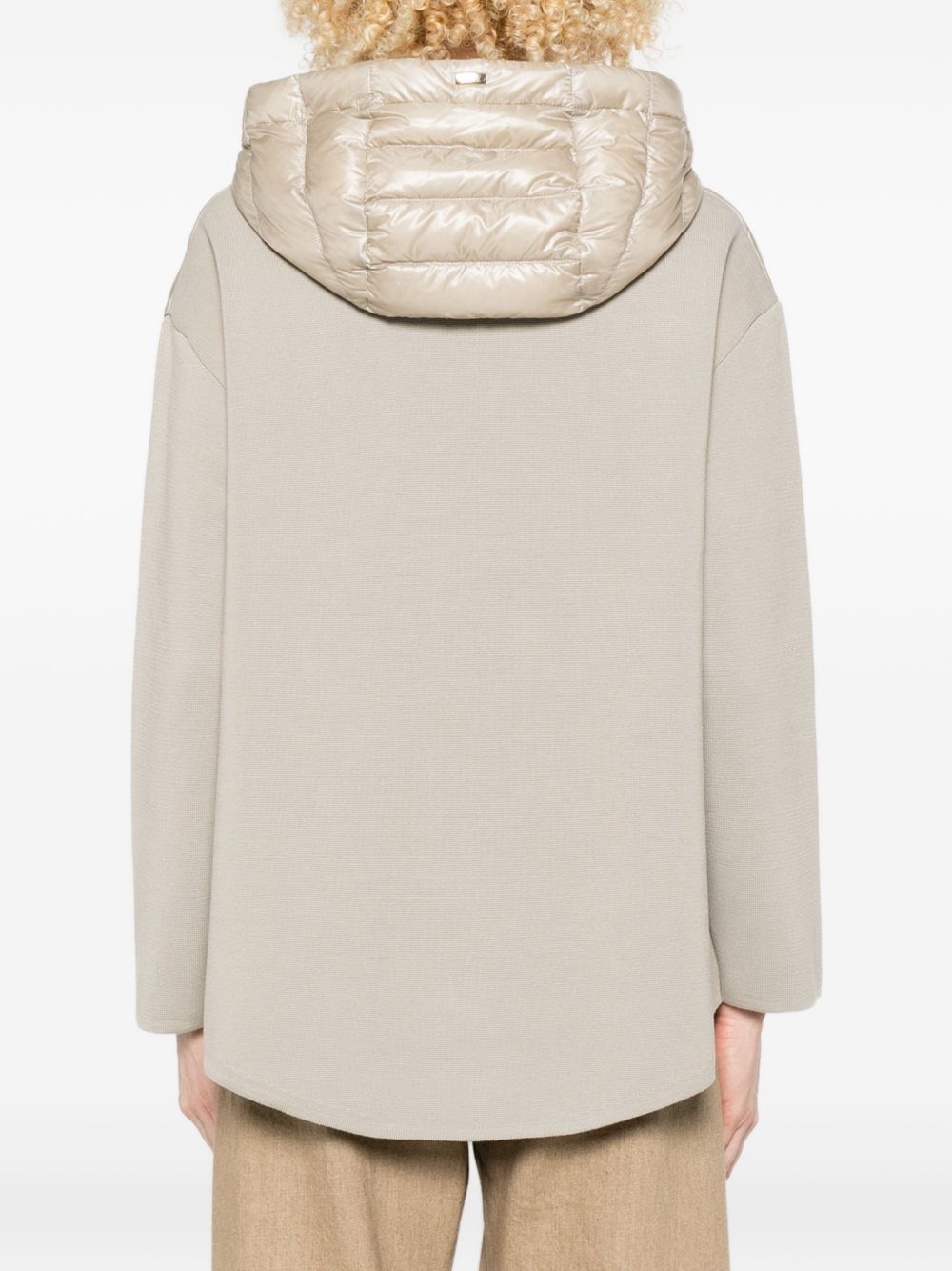 Herno Cotton and nylon down jacket POWDER