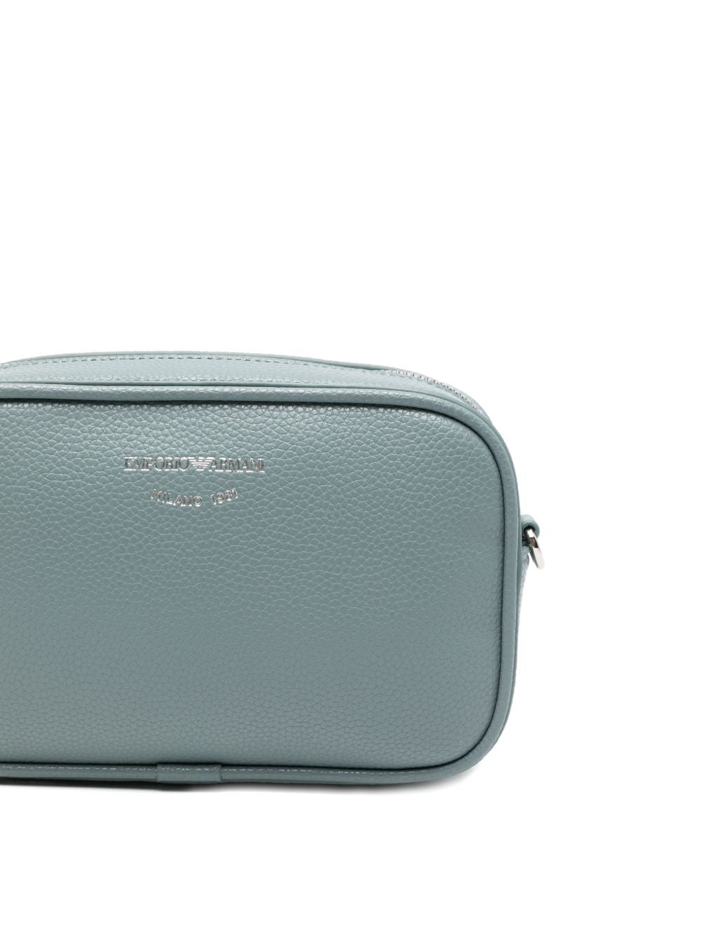 Emporio Armani Deer-print Camera Case With Shoulder Strap Gray