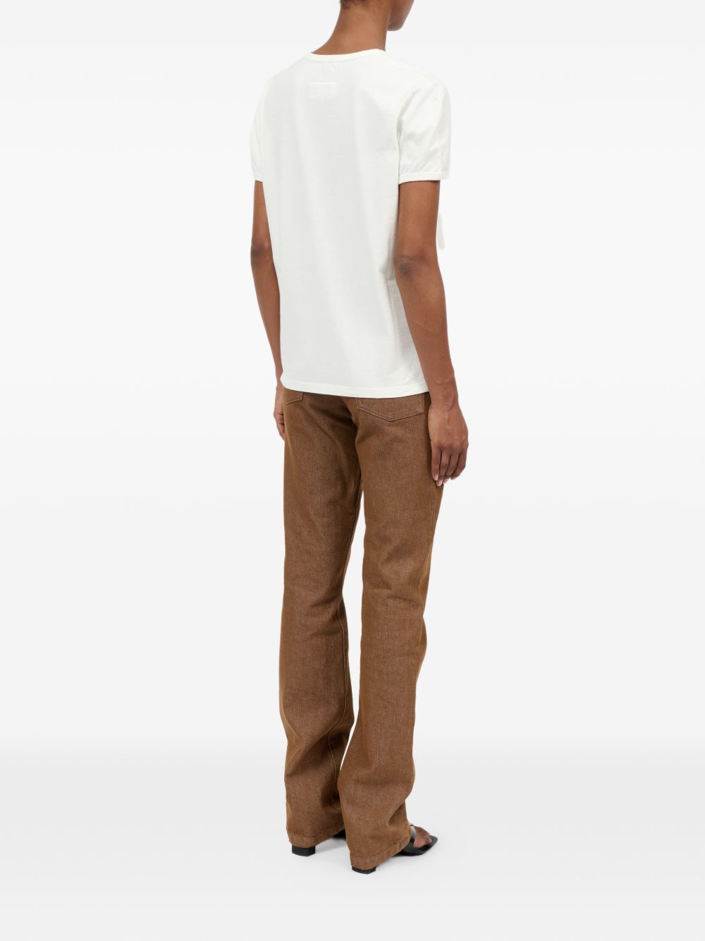 MM6 Maison Margiela Logo cotton t-shirt WHITE