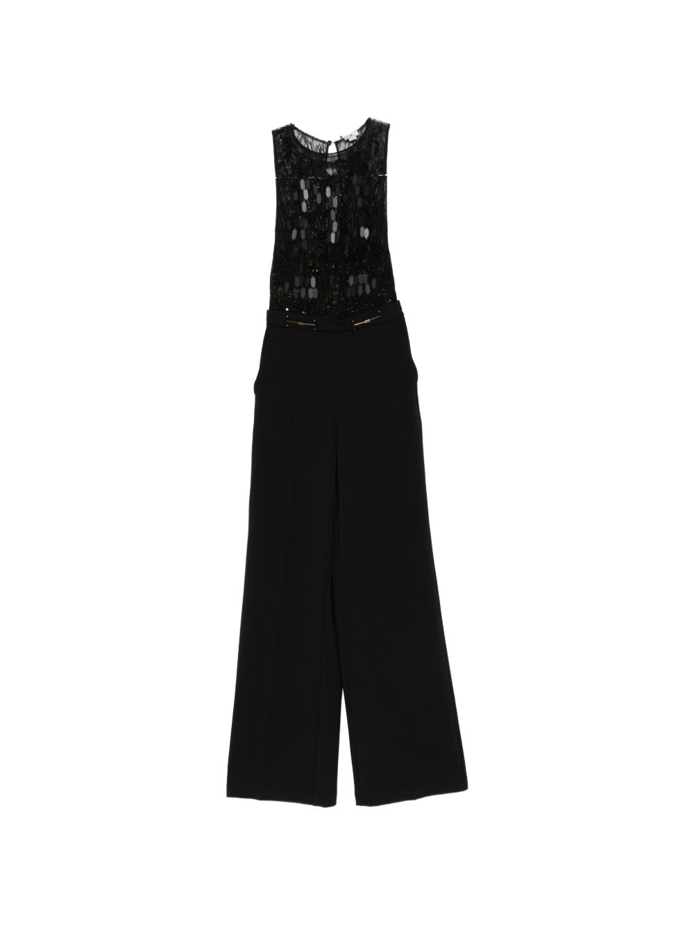 Elisabetta Franchi Long jumpsuit BLACK