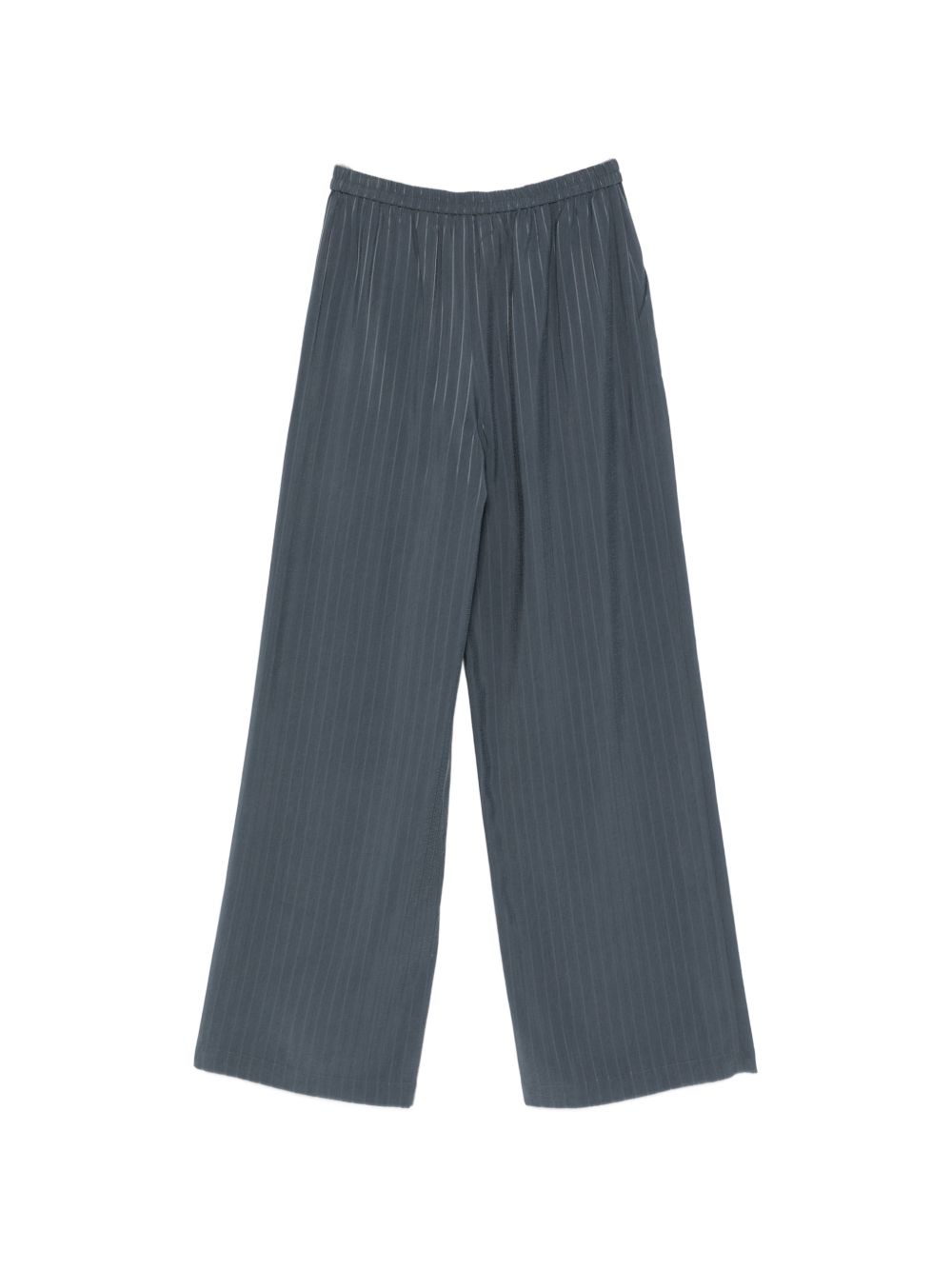Emporio Armani Pinstriped trousers Gray