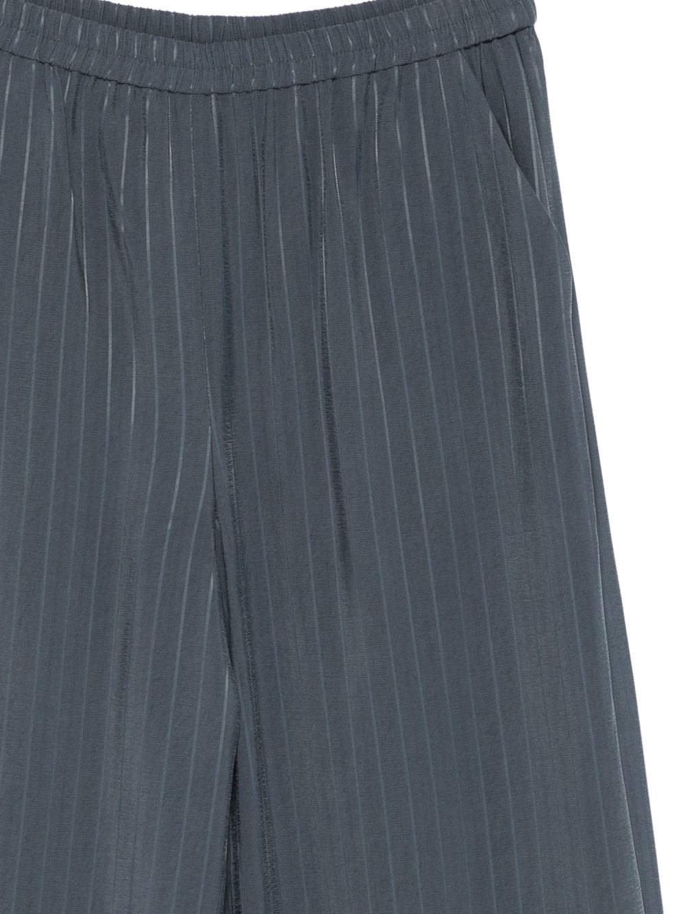 Emporio Armani Pinstriped trousers Gray
