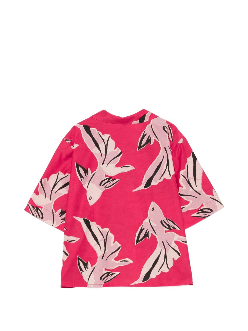 Paul Smith Printed cotton shirt RED