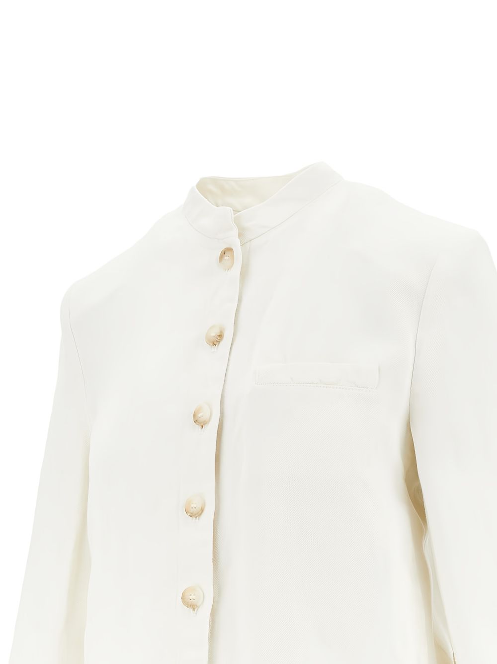 Emporio Armani Linen blend jacket White