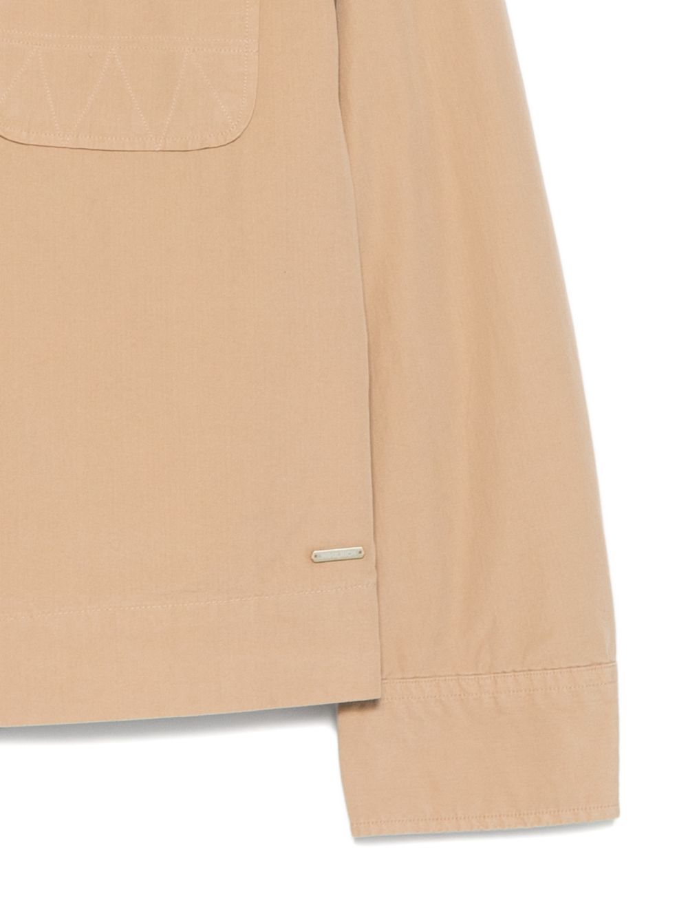 Woolrich Cotton overshirt BEIGE