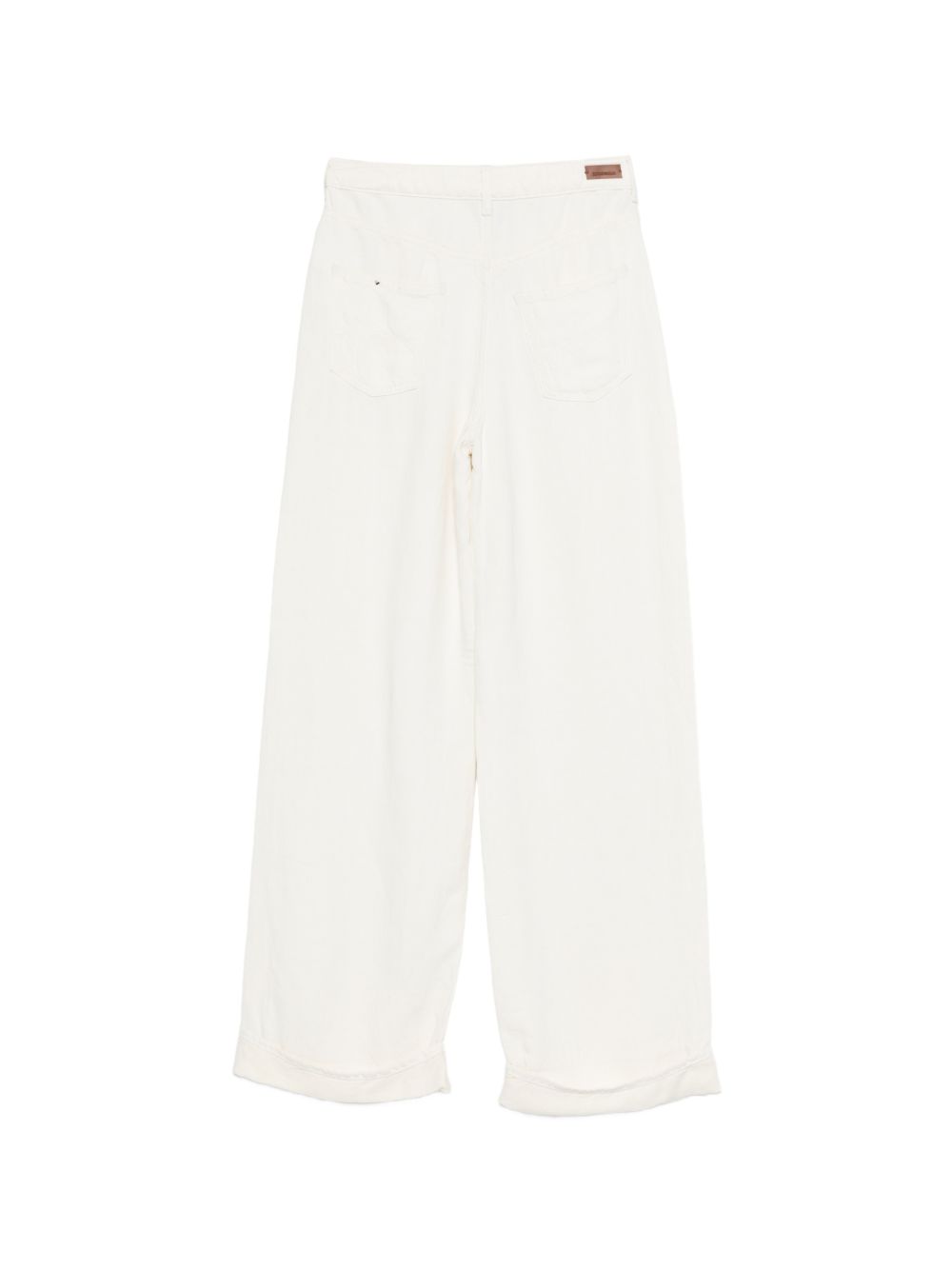 Emporio Armani Linen blend trousers Beige