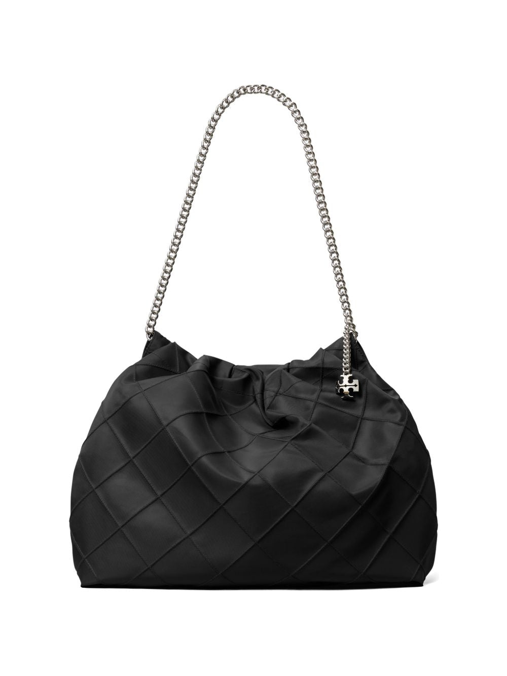Tory Burch Fleming nylon hobo bag BLACK