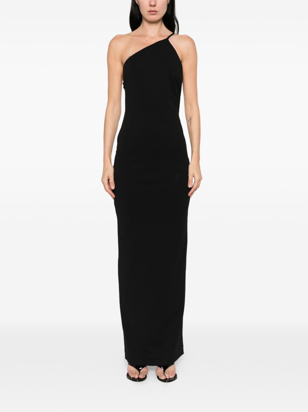 Solace London Alexandra maxi dress BLACK