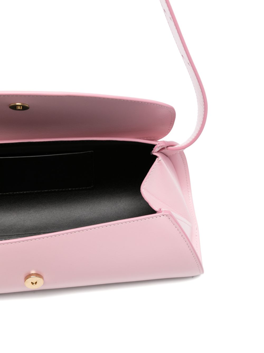 Jil Sander Cannolo small leather shoulder bag PINK
