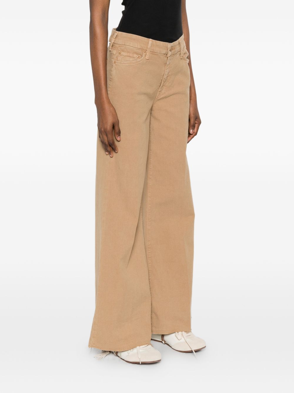 Mother Wide-leg denim jeans BEIGE
