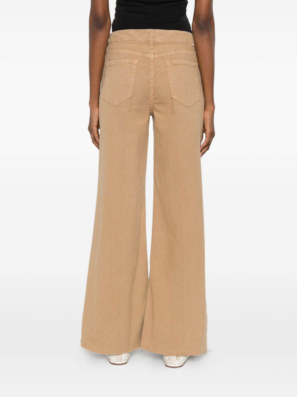 Mother Wide-leg denim jeans BEIGE