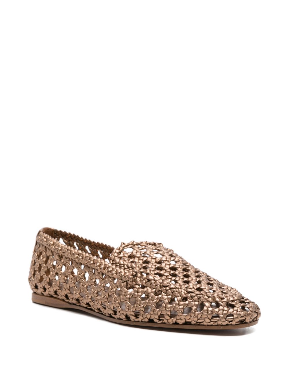 Forte Forte Leather loafers BRONZE