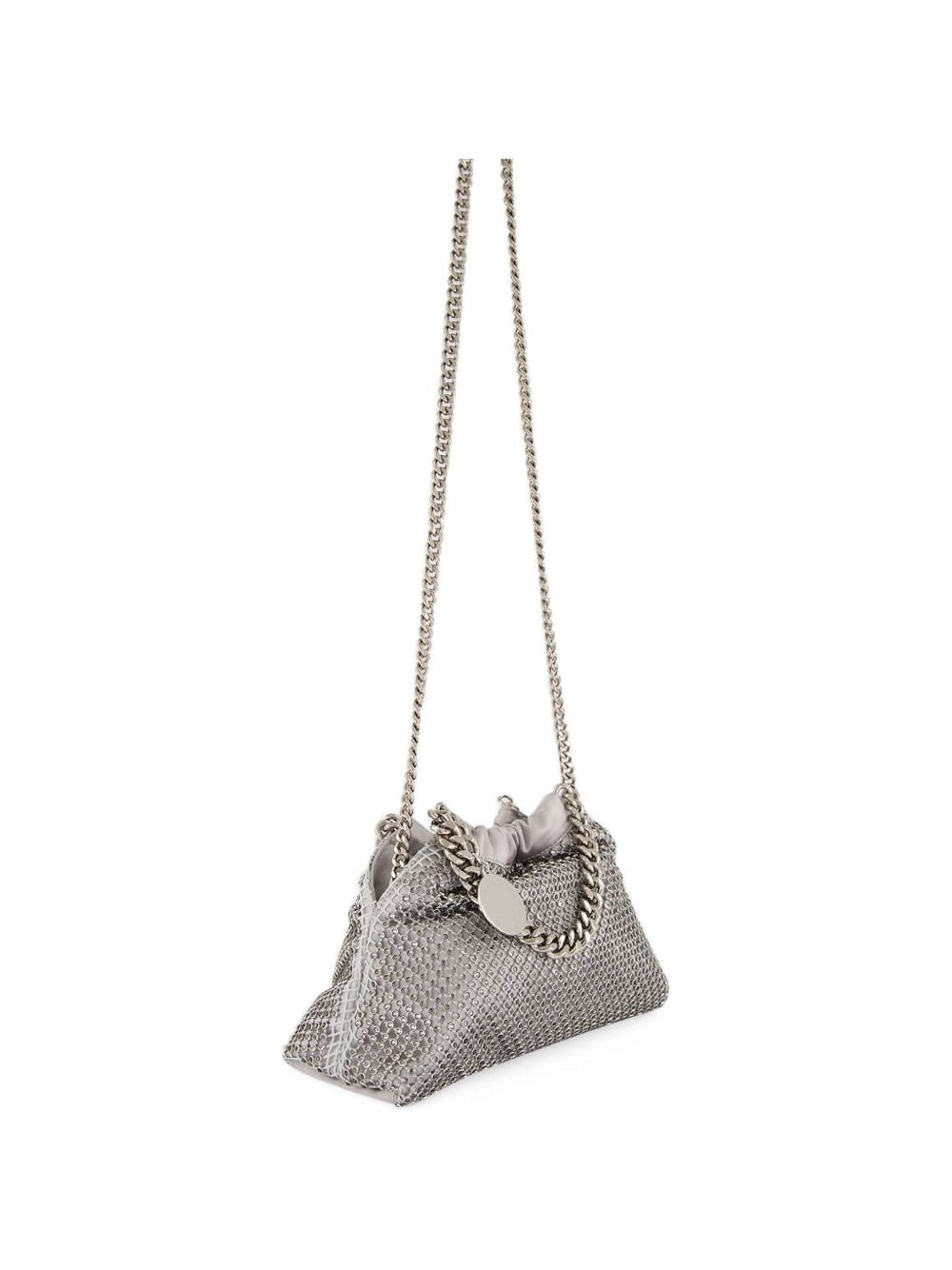 Stella McCartney Falabella Drawstring mini tote SILVER