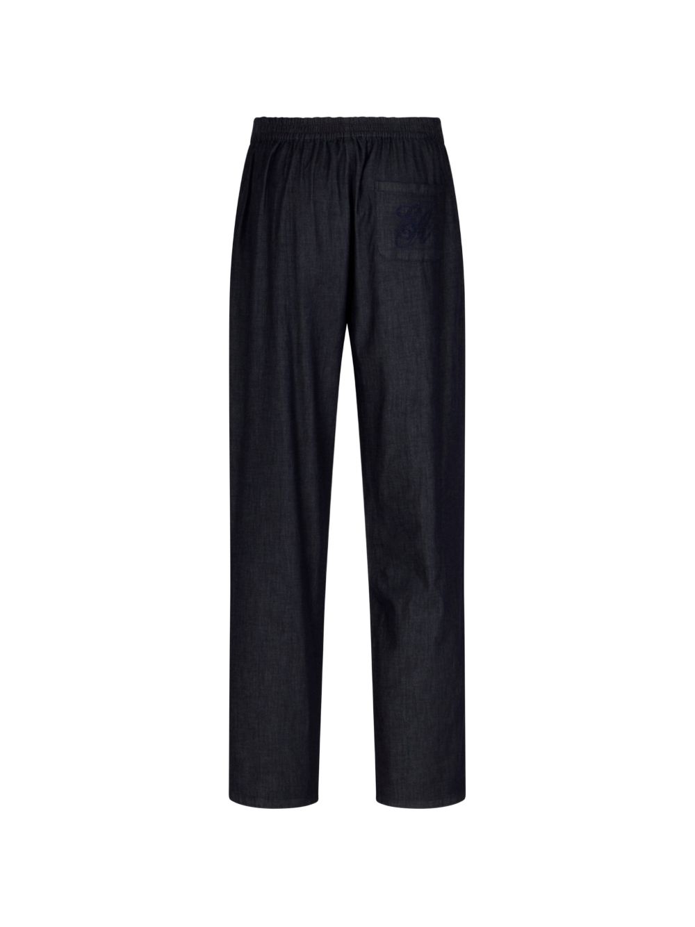 Emporio Armani Denim cotton trousers NAVY