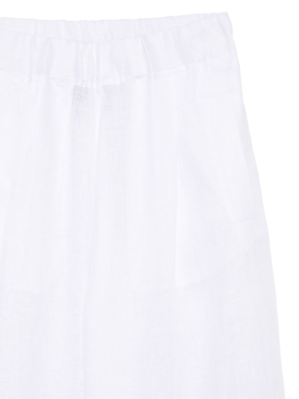 Semicouture Jhonny linen trousers WHITE
