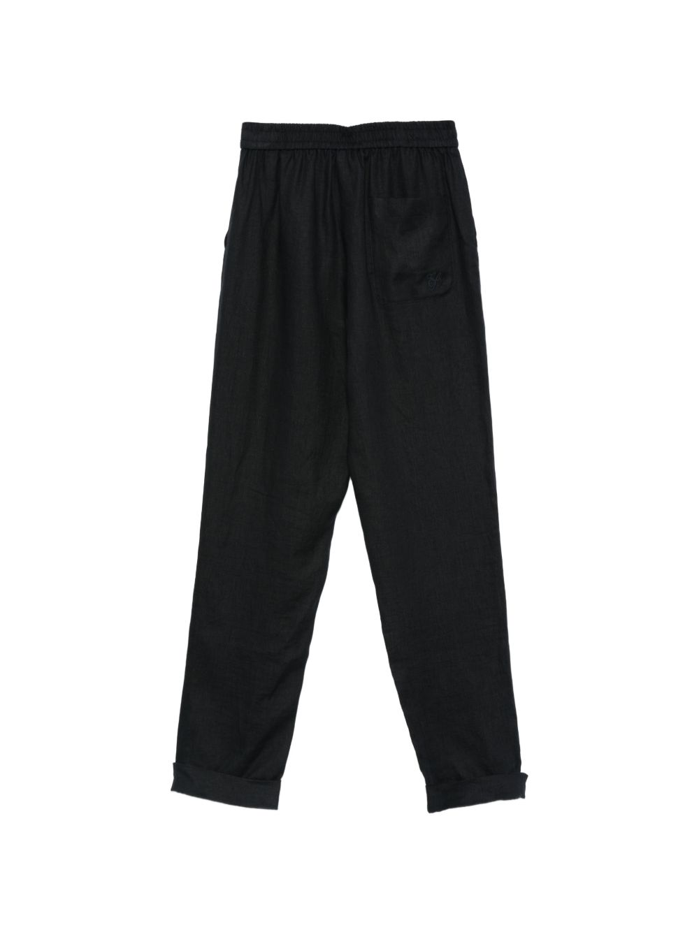 Emporio Armani Linen trousers NAVY