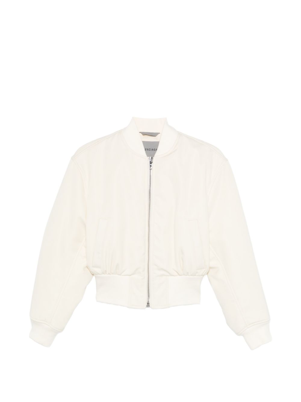 Balenciaga Cropped bomber jacket Ivory